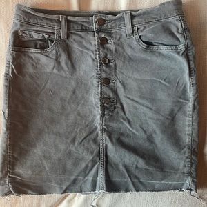J Brand Rosalie Stretch Denim Skirt